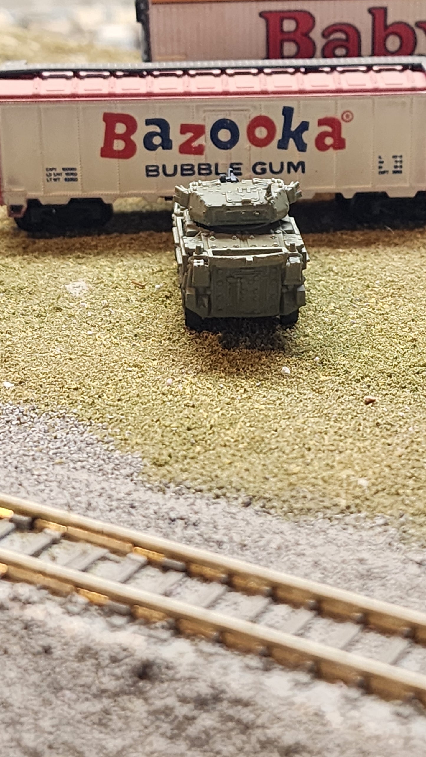 N Scale 1:160 Stryker 30 mm Infantry Carrier Vehicle – Dragoon (ICV-D) -OD Green