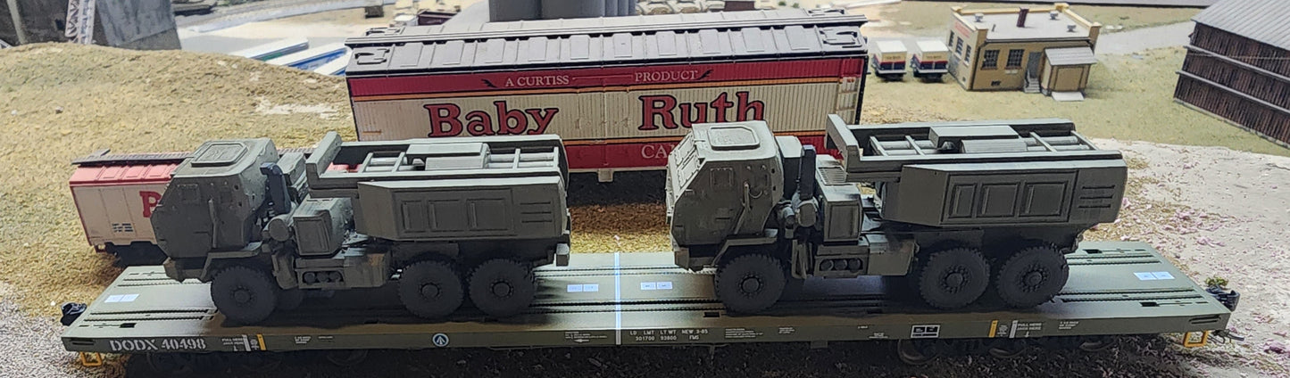 HO Scale 1:87 M142 HIMARS Multiple Rocket Launcher OD Green