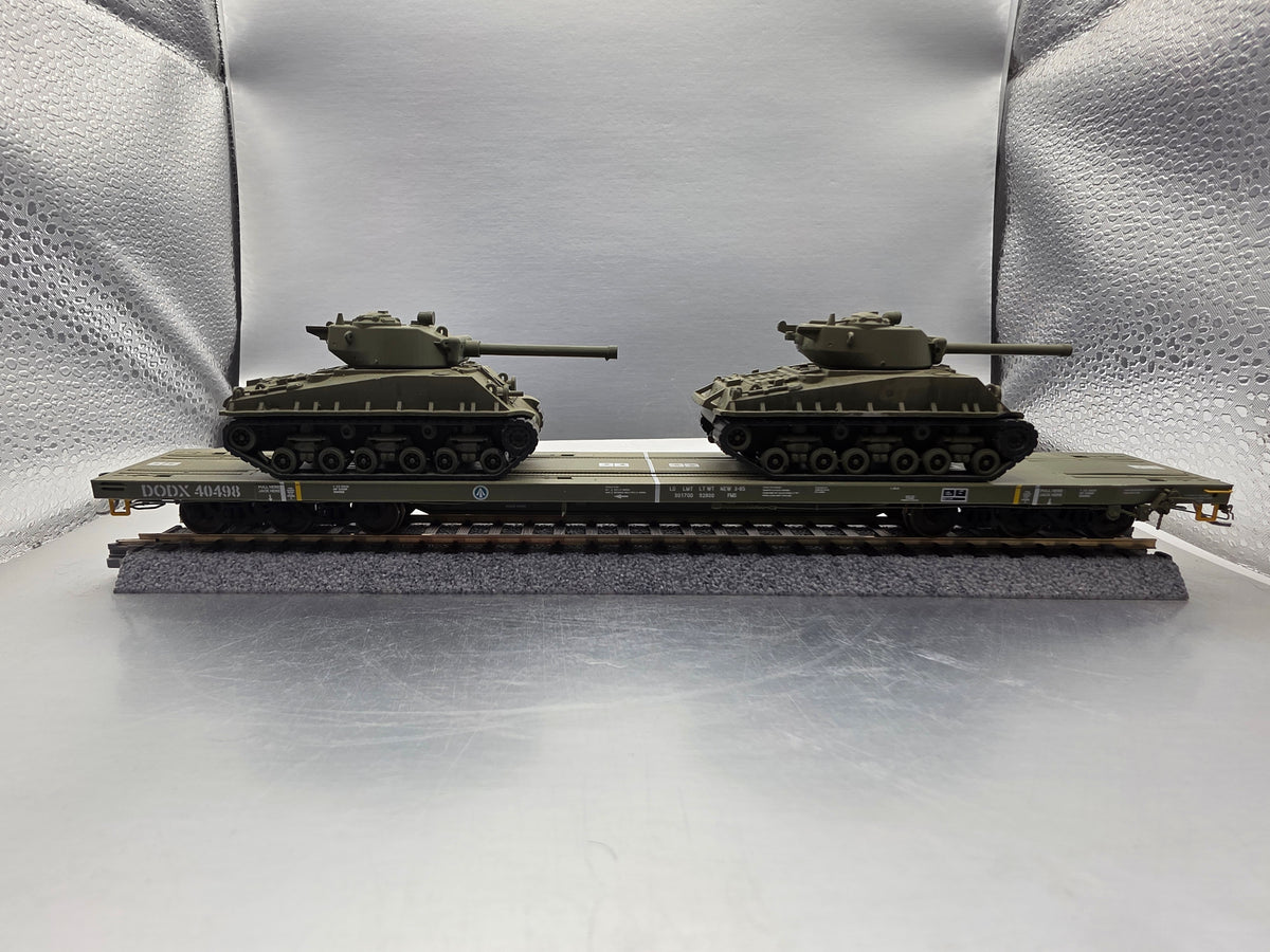 HO Scale 1:87 M4 Sherman M4A3E8 "Easy Eight" Tank WWII - US Army OD Green