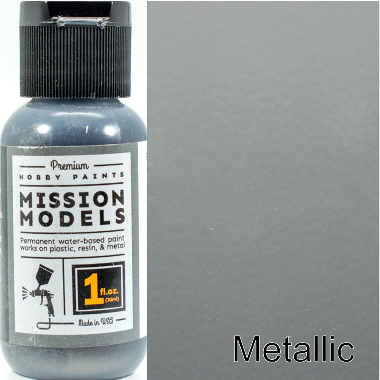 Mission Models MMM-002 Cold Rolled Steel Metallic - 1oz. Paint