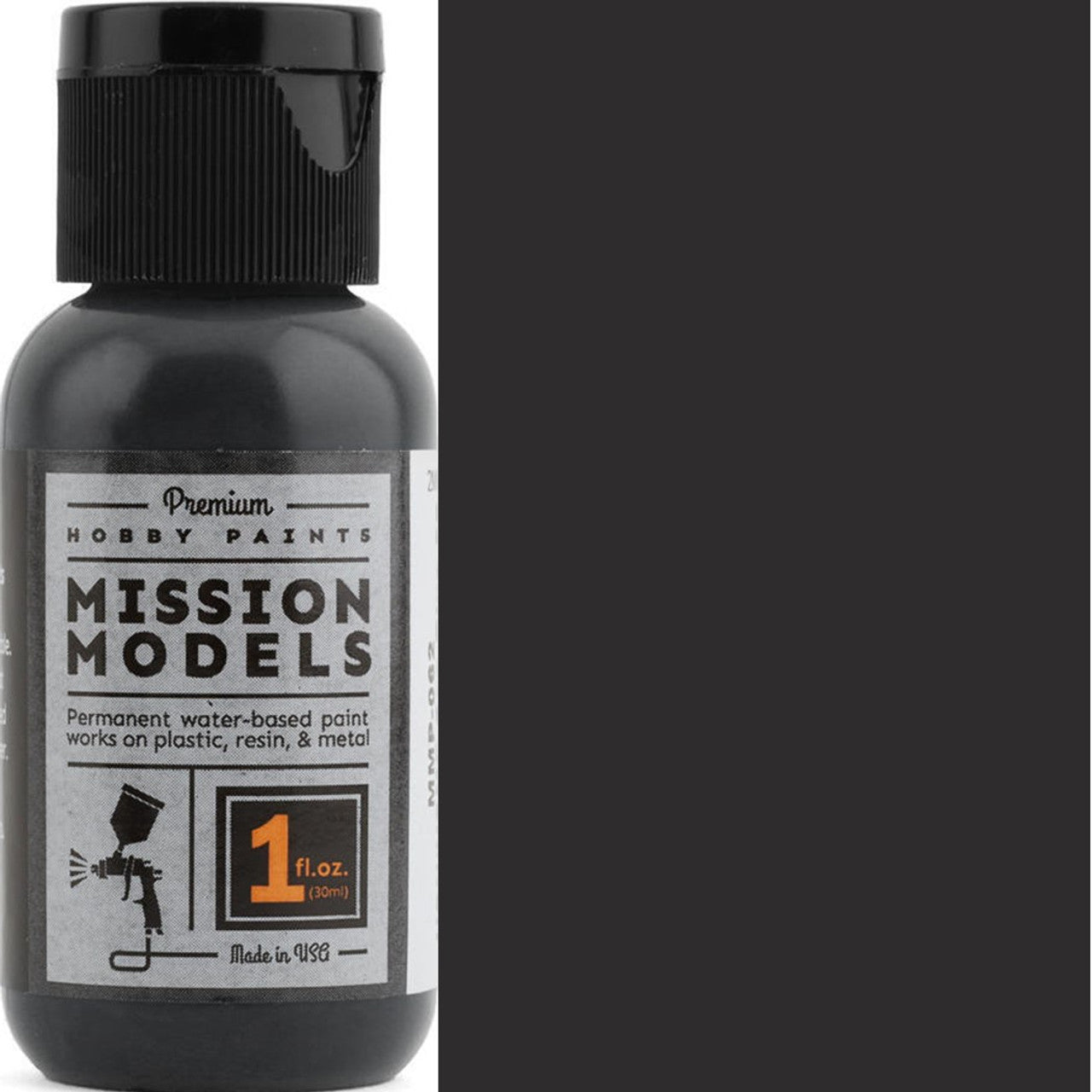 Mission Models MMP-035 Matte NATO Black - 1oz. acrylic paint