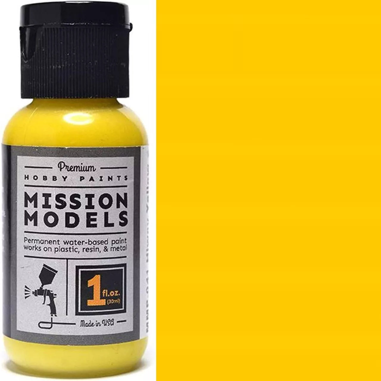 Mission Models -MMP-041 Hiway Yellow 1930 / 1990 Heavy Equipment - 1oz. Paint