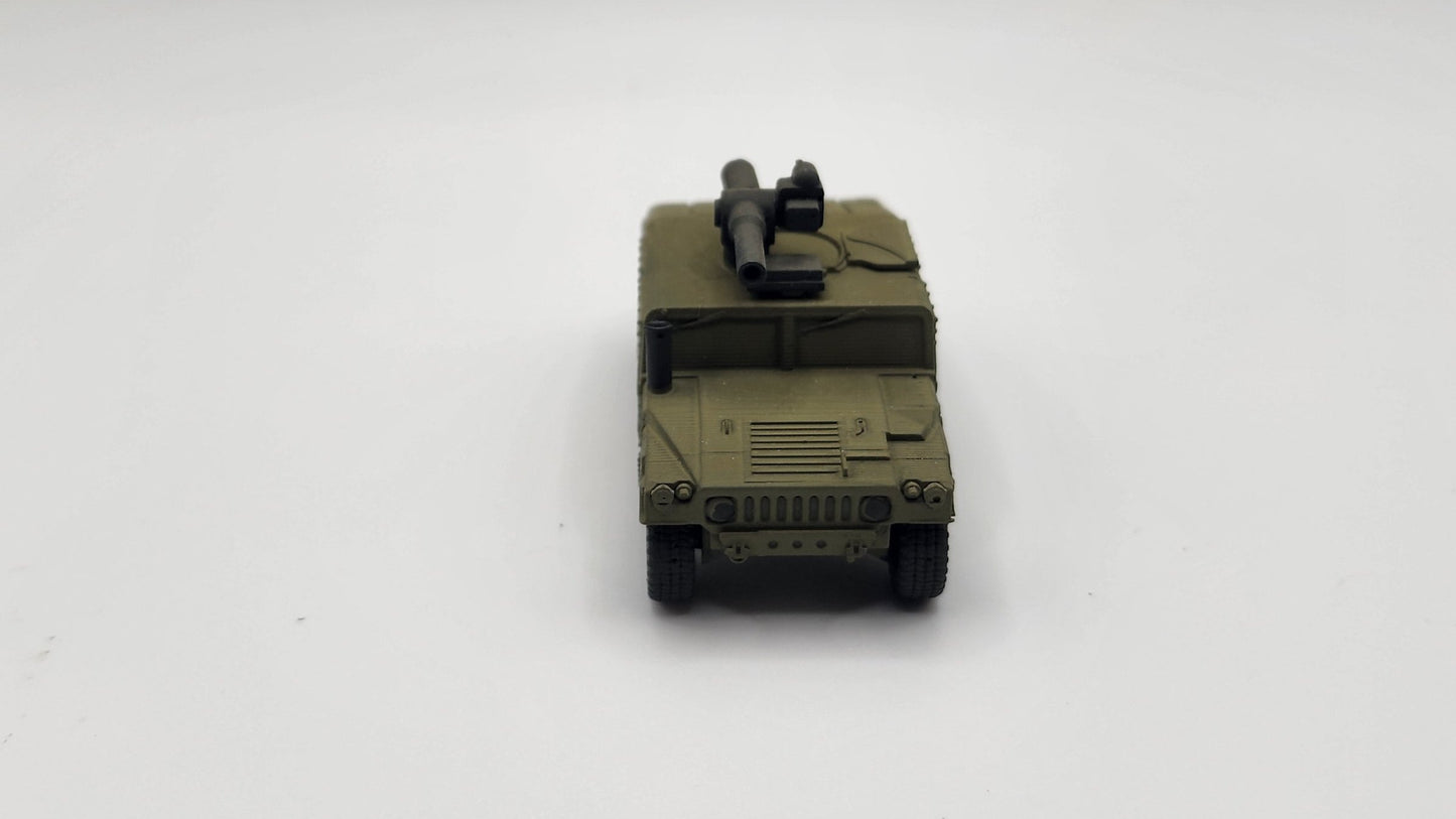 HO Scale 1:87 HMMWV TOW Launcher- US Army OD Green