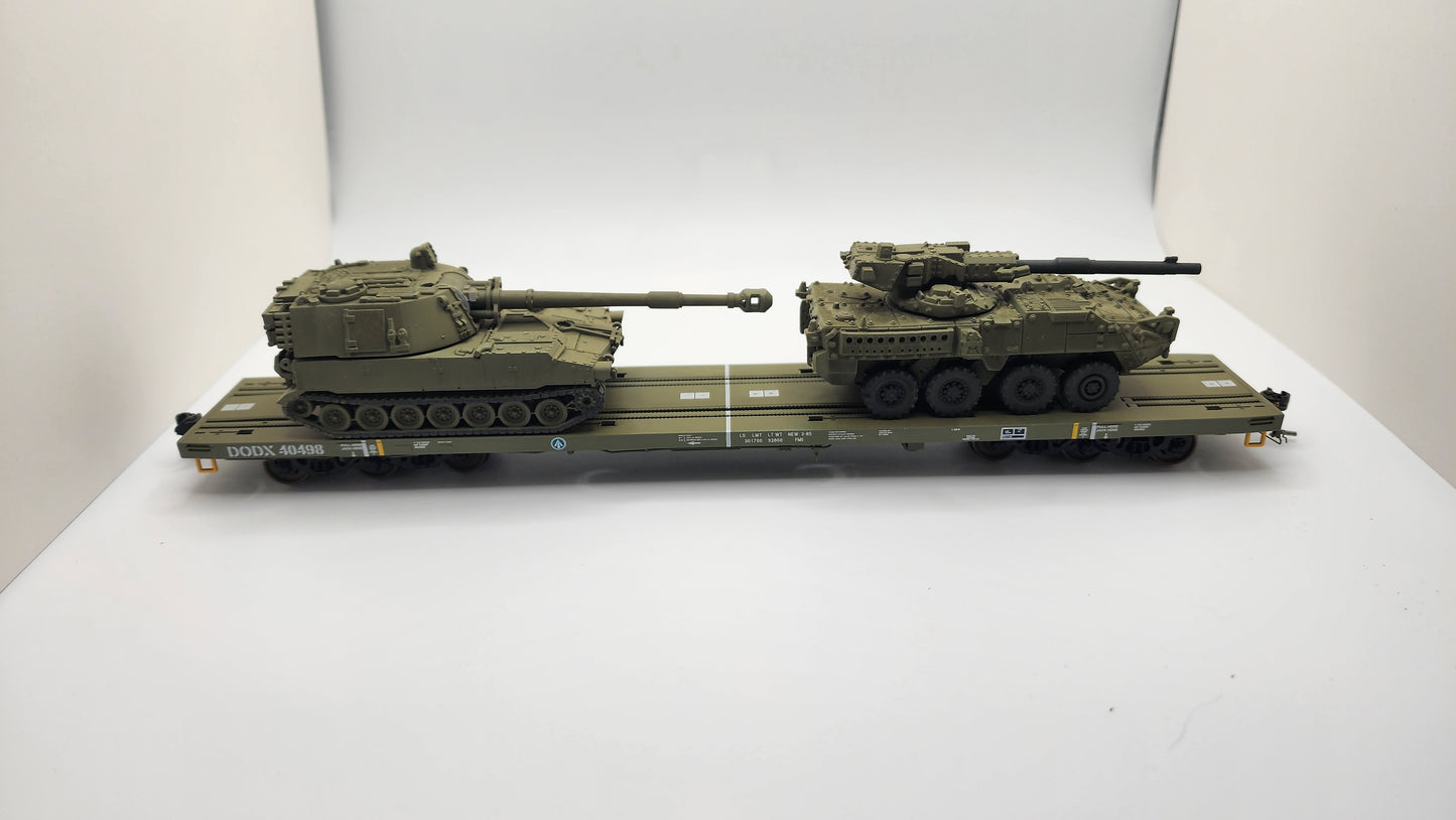 HO Scale 1:87 M1128 Stryker Mobile Gun - US Army OD Green