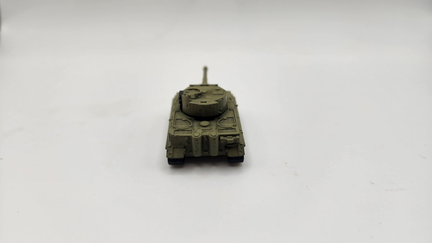 N Scale 1:160 Tiger 1 German Heavy Tank WWII Armor Olive Green