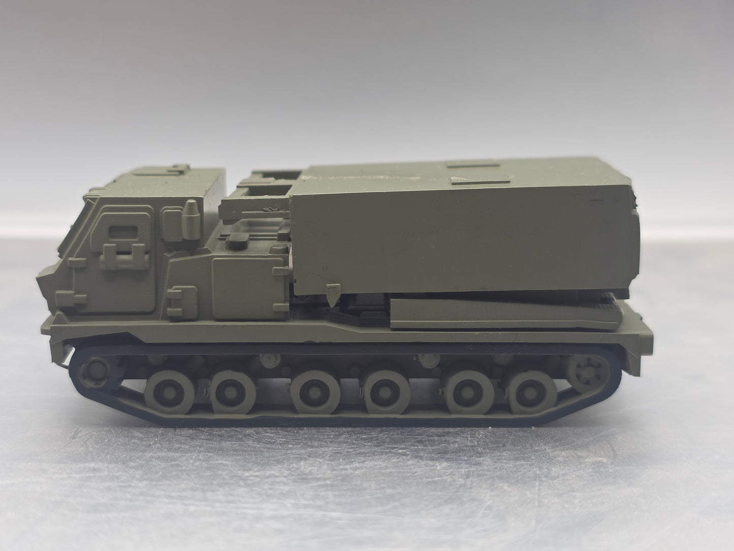 HO Scale 1:87 M270 MLRS - US Army OD Green