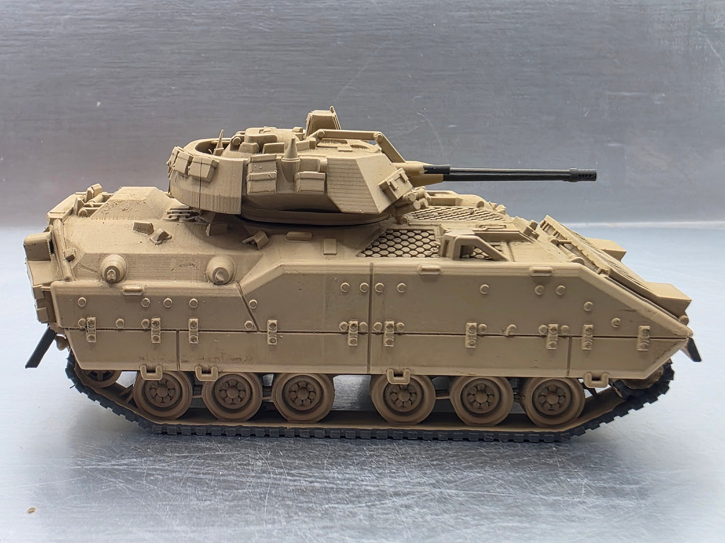 1:72 Scale M2 Bradley 3D Printed and Hand Painted- US Army Desert Camo