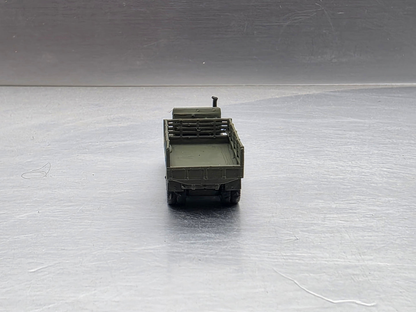 N Scale 1:160 M35 2½-ton 6×6 cargo truck Open Bed OD Green "Deuce and a Half" (Copy)