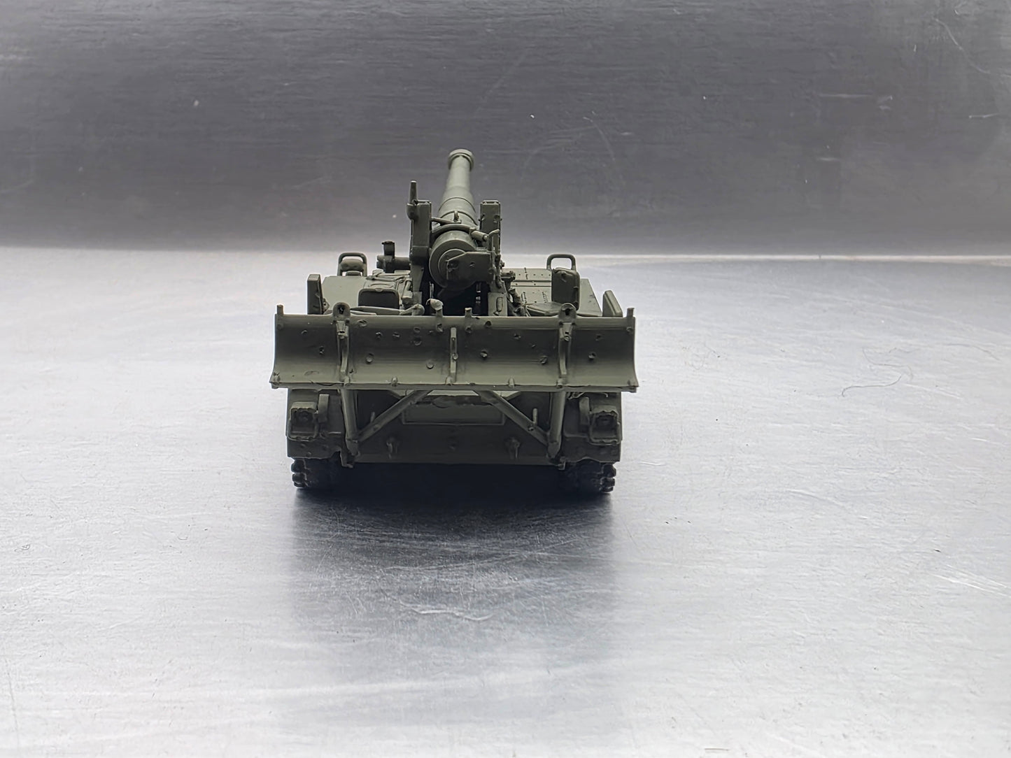 HO Scale 1:87 M110 howitzer - US Army OD Green