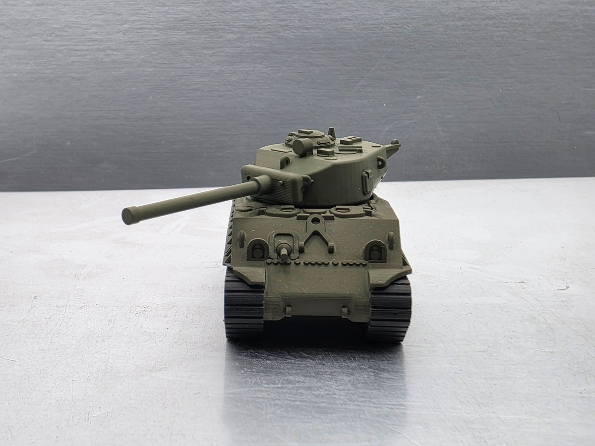 HO Scale 1:87 M4 Sherman M4A3E8 "Easy Eight"  Tank WWII - US Army OD Green