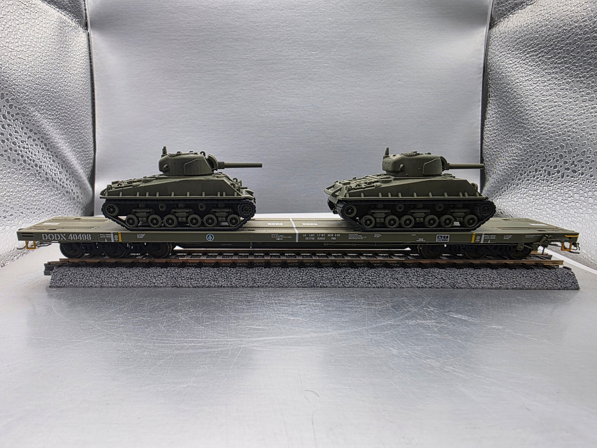 HO Scale 1:87 M4 Sherman Tank WWII - US Army OD Green
