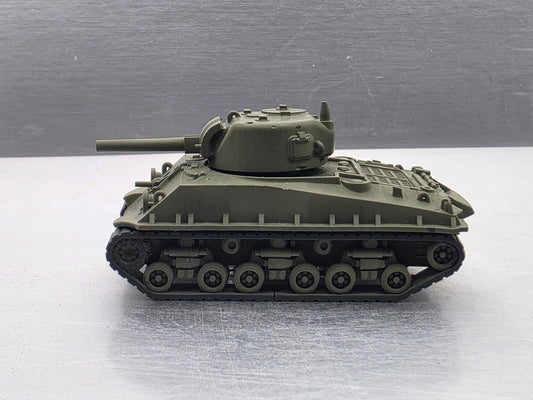HO Scale 1:87 M4 Sherman Tank WWII - US Army OD Green