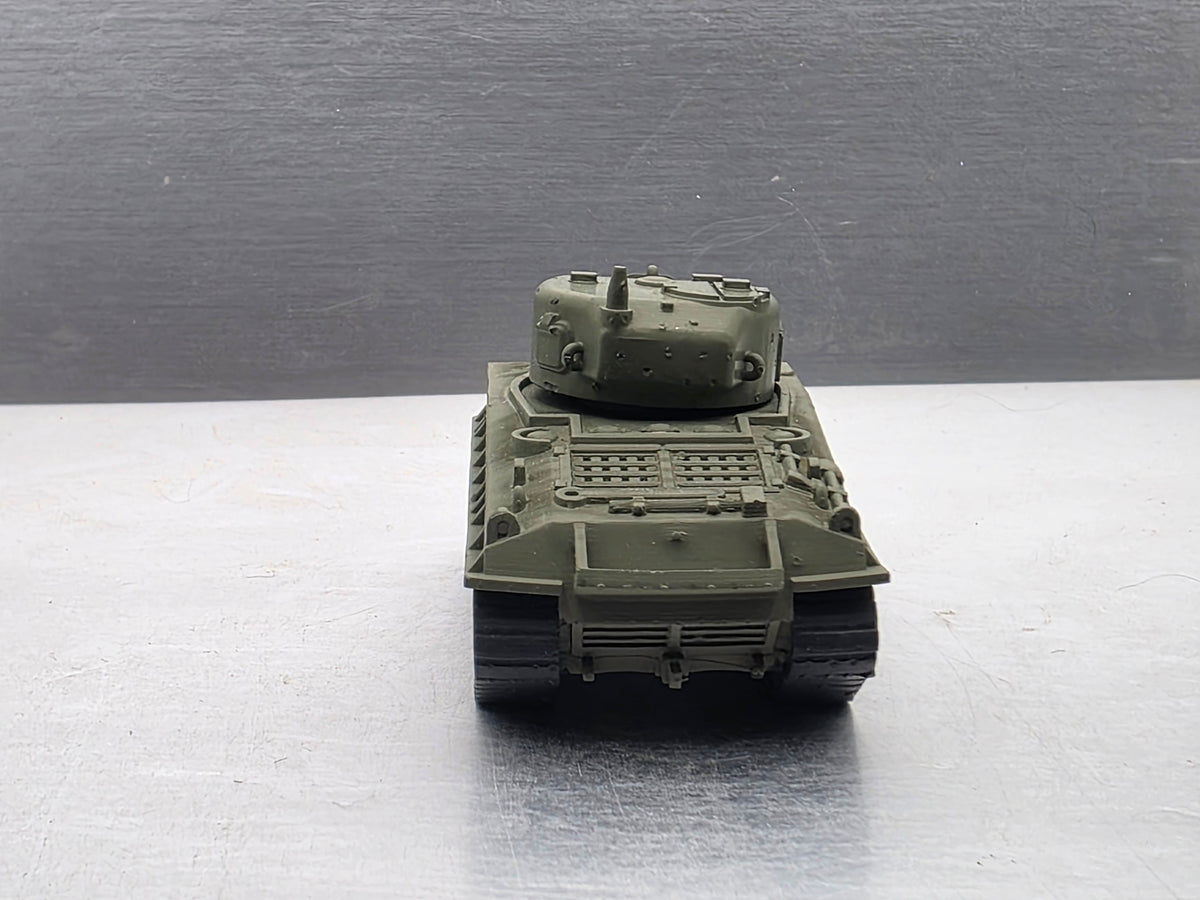 HO Scale 1:87 M4 Sherman Tank WWII - US Army OD Green