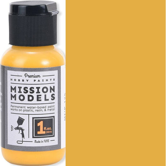 Mission Models - MMP-125 Construction Yellow - 1oz. water-based acrylic paint