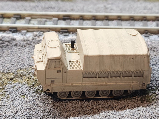 N Scale 1:160 M548 Tracked Cargo Carrier Covered Desert Camo US Army