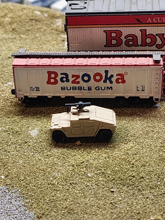 N Scale 1:160 HMMWV TOW Launcher- US Army Desert Camo