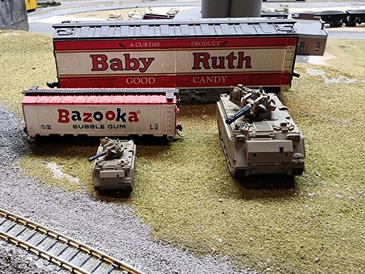 N Scale 1:160 M163 Vulcan Air Defense System (VADS) - US Army OD Green