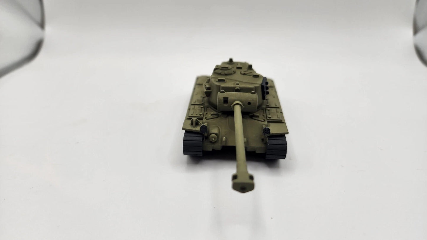 HO Scale 1:87 M26 Pershing Heavy Tank - US Army - OD Green
