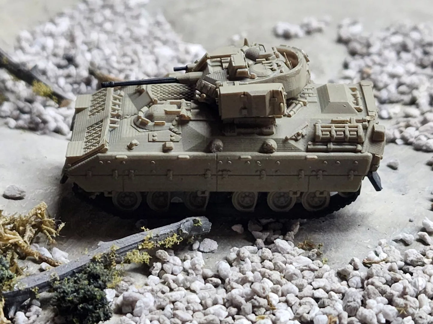 N Scale 1:160 M2 Bradley IFV 3D Printed and Hand Painted- US Army OD Green