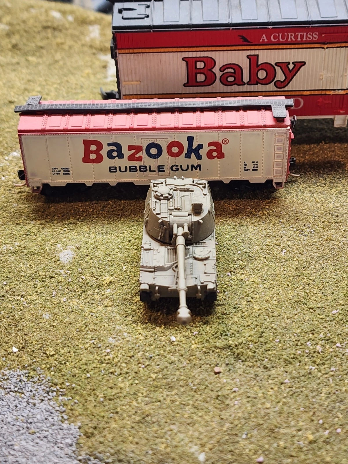 N Scale 1:160 M109 Howitzer 3D Print Hand Painted- US Army OD Green