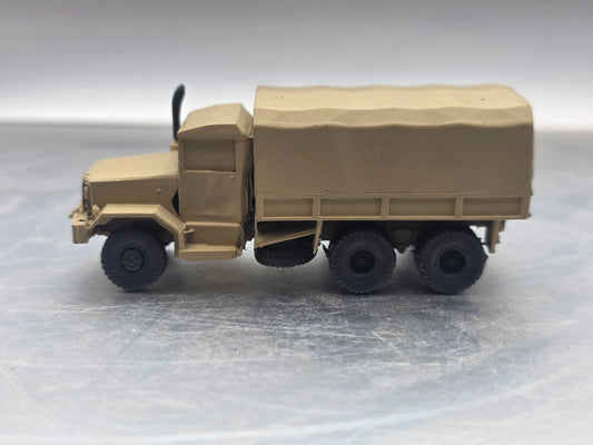 HO Scale 1:87 M35 2½-ton 6×6 cargo truck Closed Bed Desert Camo - "Deuce and a Half"