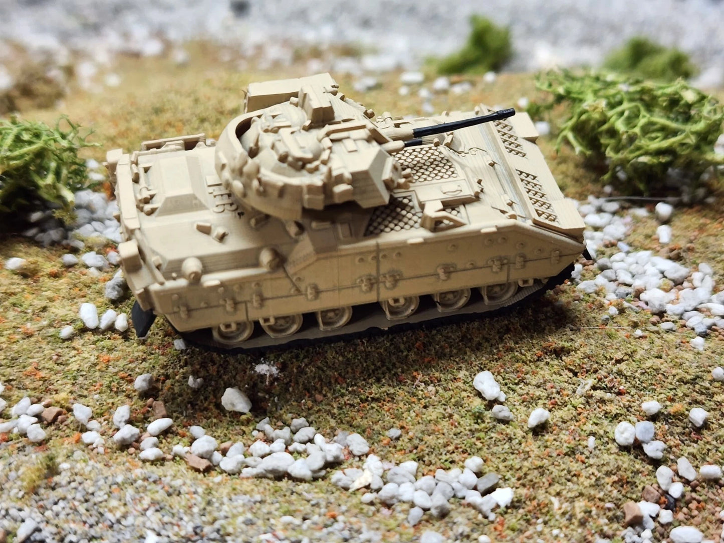 4 Pack N Scale 1:160 M2 Bradley IFV 3D - US Army Desert Camo