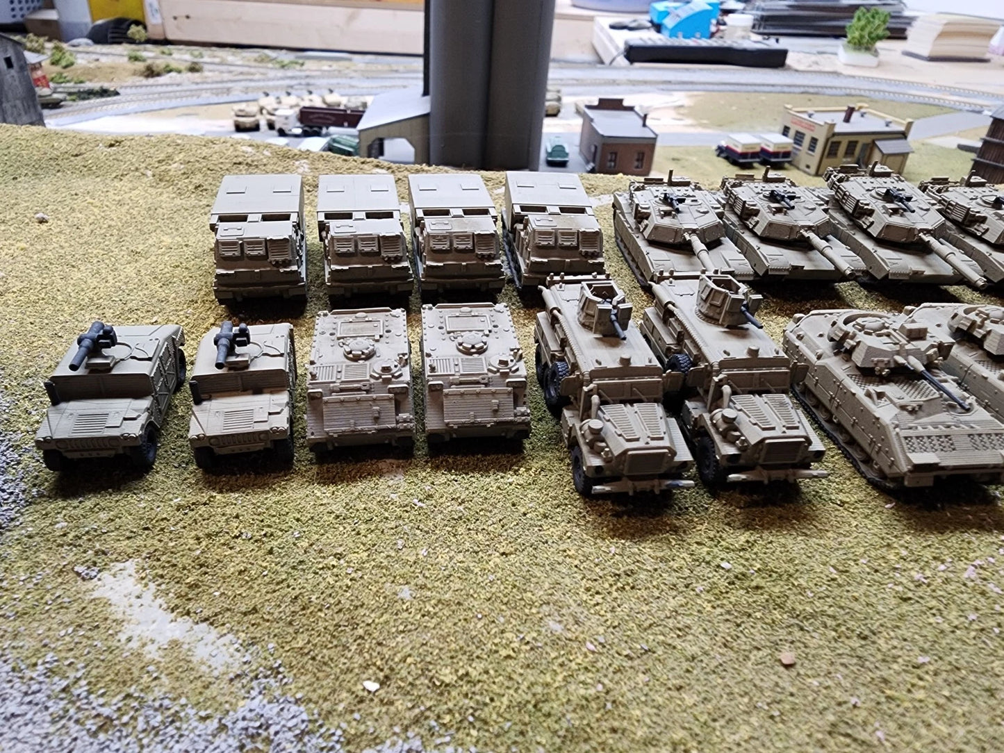 N Scale 1:160 Brigade Fire Team - Army Builder - US ARMY - OD Green